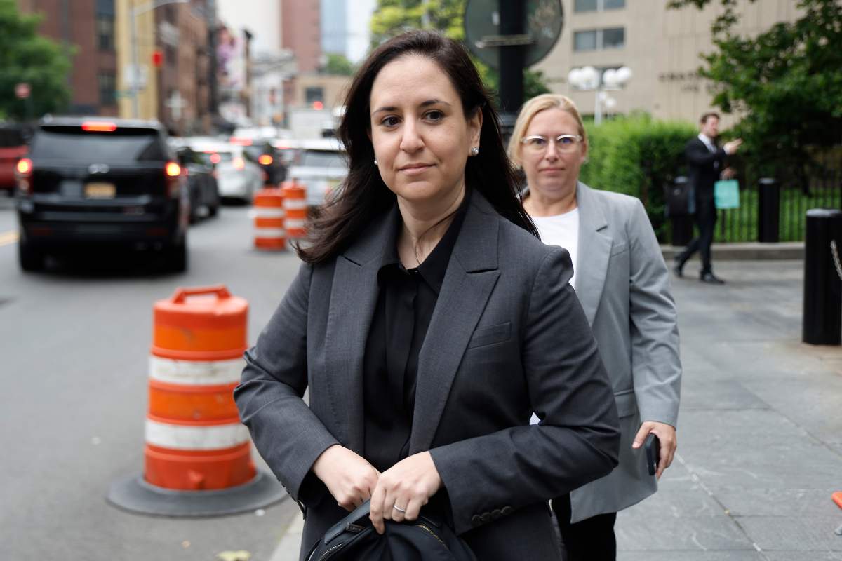 Prosecuting Attroney Christy Slavik arrives for Sean Combs' sex trafficking and racketeering trial at Manhattan Federal Court on June 26, 2025 in New York City.