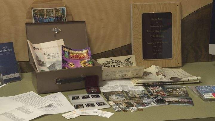 St. Albert Hudson’s Bay time capsule.
