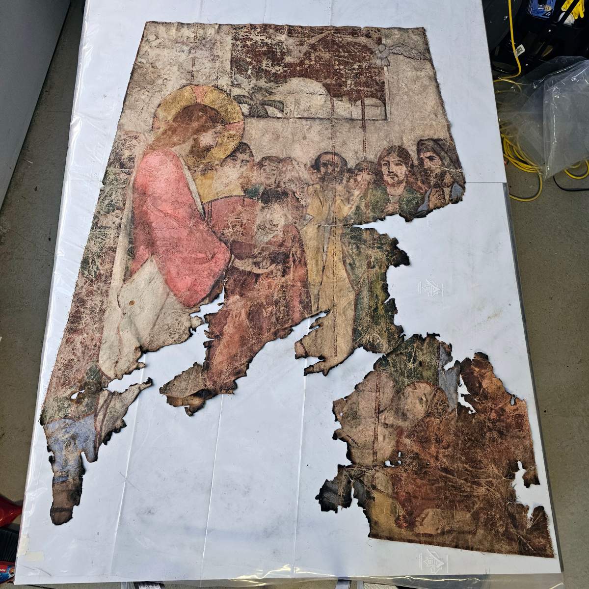 After restoration work was completed.