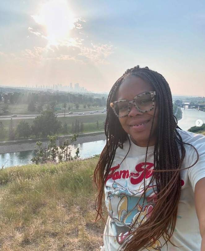 American resident Pamela Smith in Calgary, Alta.