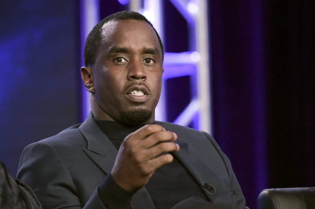 Sean 'Diddy' Combs participates in "The Four" panel during the FOX Television Critics Association Winter Press Tour in Pasadena, Calif., Jan. 4, 2018.