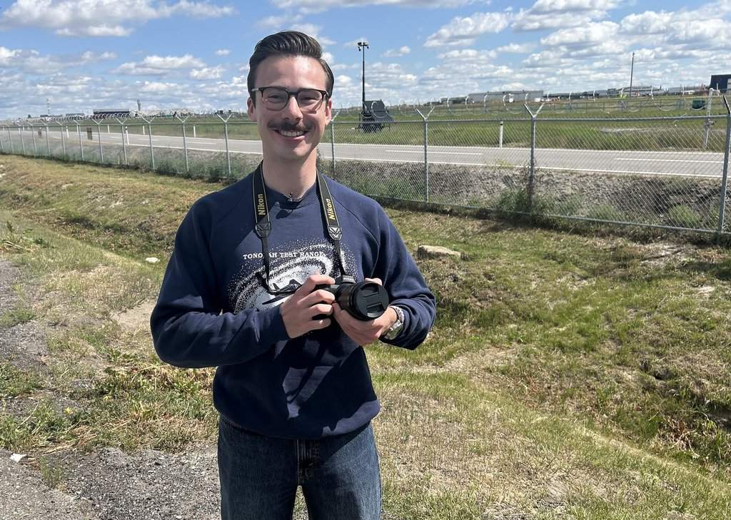 With world leaders arriving in Calgary for the G7 leaders' summit in Kananaskis, Alta., airplane enthusiasts, like Corbin Johnson, are setting up shop at the Calgary airport in hopes of seeing some exciting aircraft.
