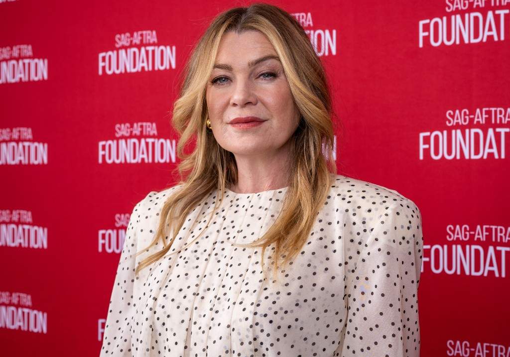 Actress Ellen Pompeo attends the SAG-AFTRA Foundation Conversations Presents "Good American Family" event at The Meryl Streep Center for Performing Artists on May 02, 2025 in Los Angeles, California.
