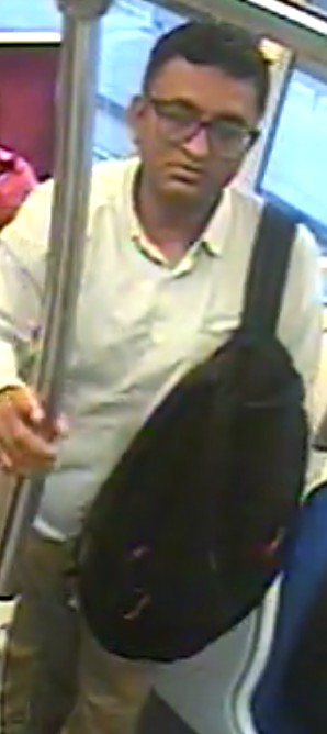 A photo of the man wanted in connection with a sexual assault on board a TTC streetcar in downtown Toronto