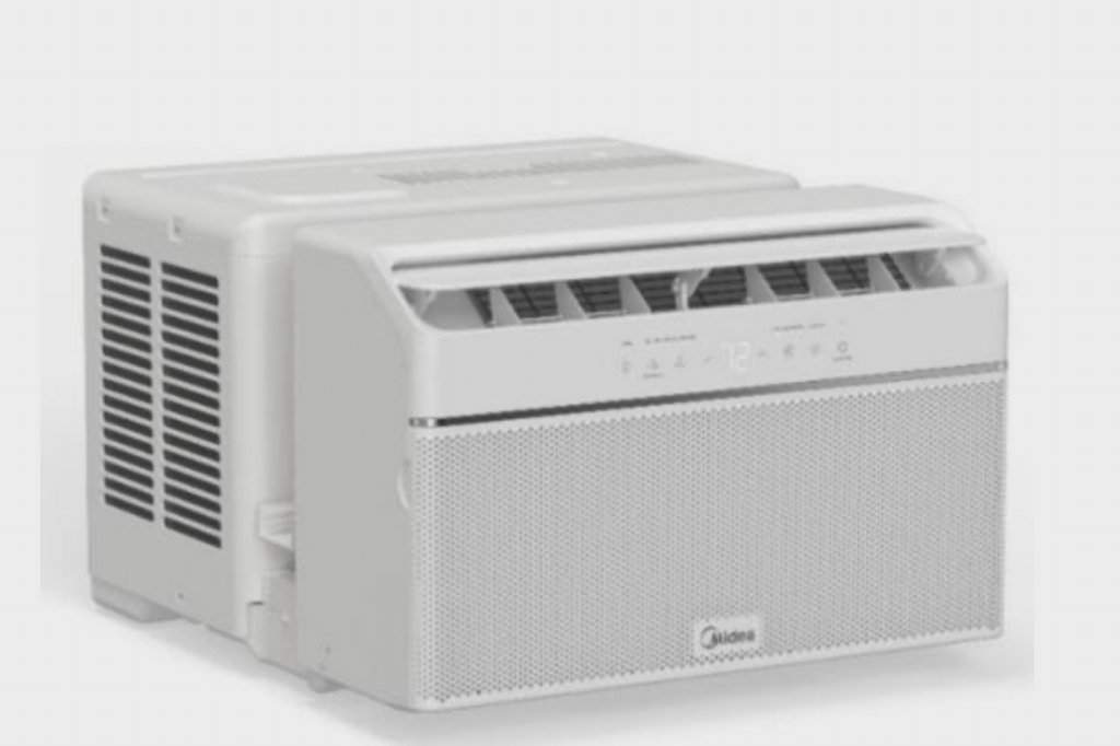 This photo provided by the United States Consumer Product Safety Commission shows Midea's U Smart air conditioner, which is being recalled along with the U+ Smart air conditioners because pooled water in the units may not drain fast enough, leading to mould growth.