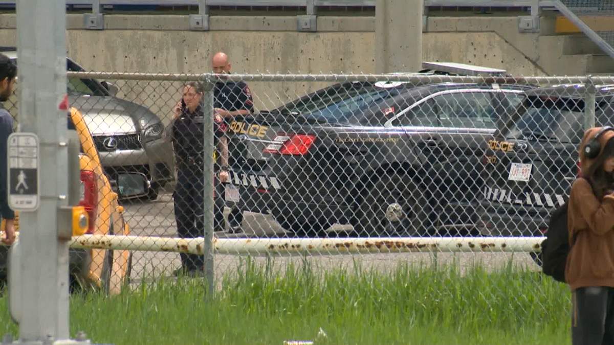 There was a large contingent of Calgary police officers outside James Fowler high school on June 3 after a teenage girl called 911 to report a male student had brought a firearm into the building.