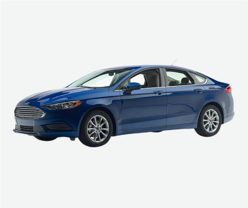 Calgary police have released this stock photo of a 2017 Ford Fusion in hopes the public can help identify the driver of a stolen vehicle that injured a city firefighter.