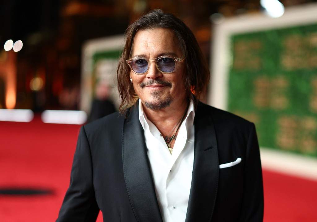 Johnny Depp attends the 'Modì, Three Days on the Wing of Madness' Screening at the Red Sea International Film Festival 2024 on December 12, 2024 in Jeddah, Saudi Arabia.