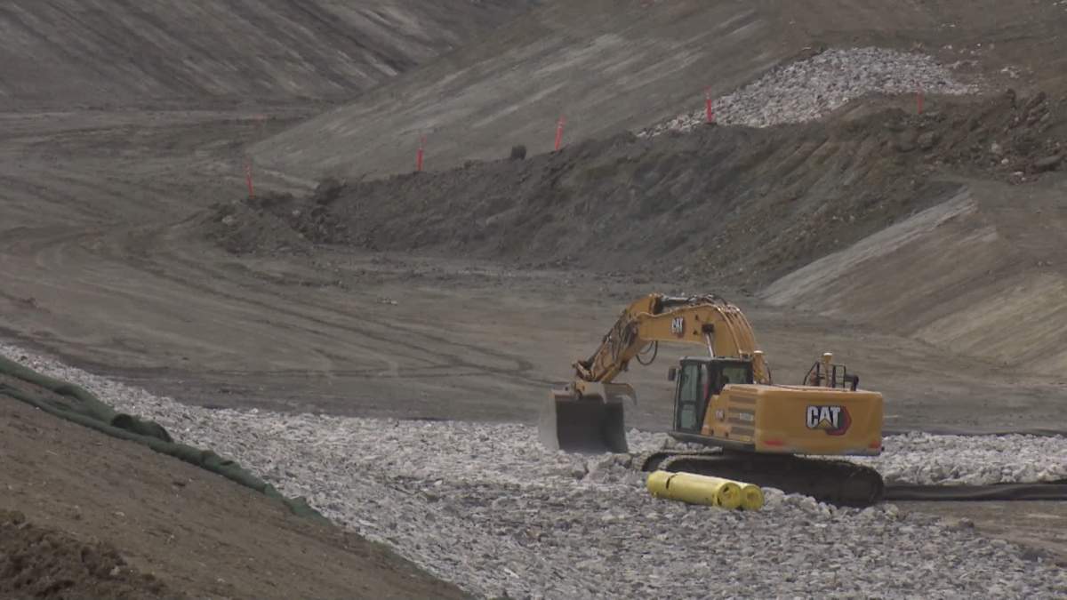 The Springbank off-stream reservoircost about $850 million to build and is meant to store runoff from floodwaters, protecting the city of Calgary, which is located downstream.