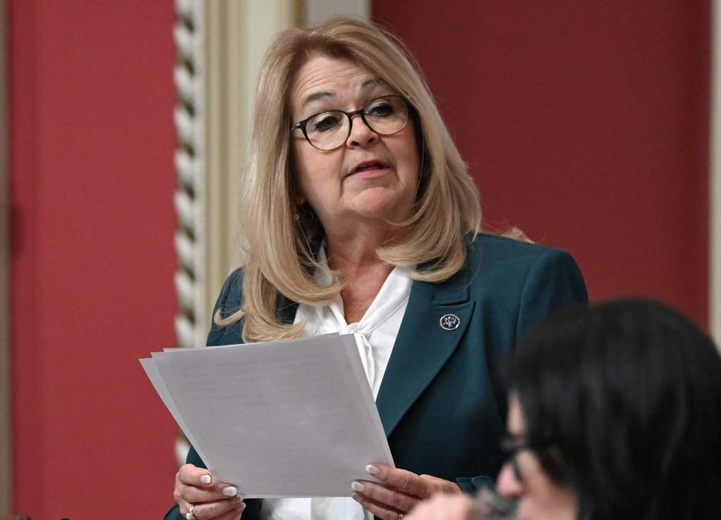 Family Minister Suzanne Roy at the National Assembly of Quebec,  March 27 THE CANADIAN PRESS/Jacques Boissinot**.