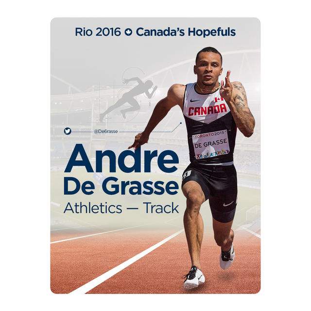 Rio 2016:  Team Canada trading cards. Collect them all! - image