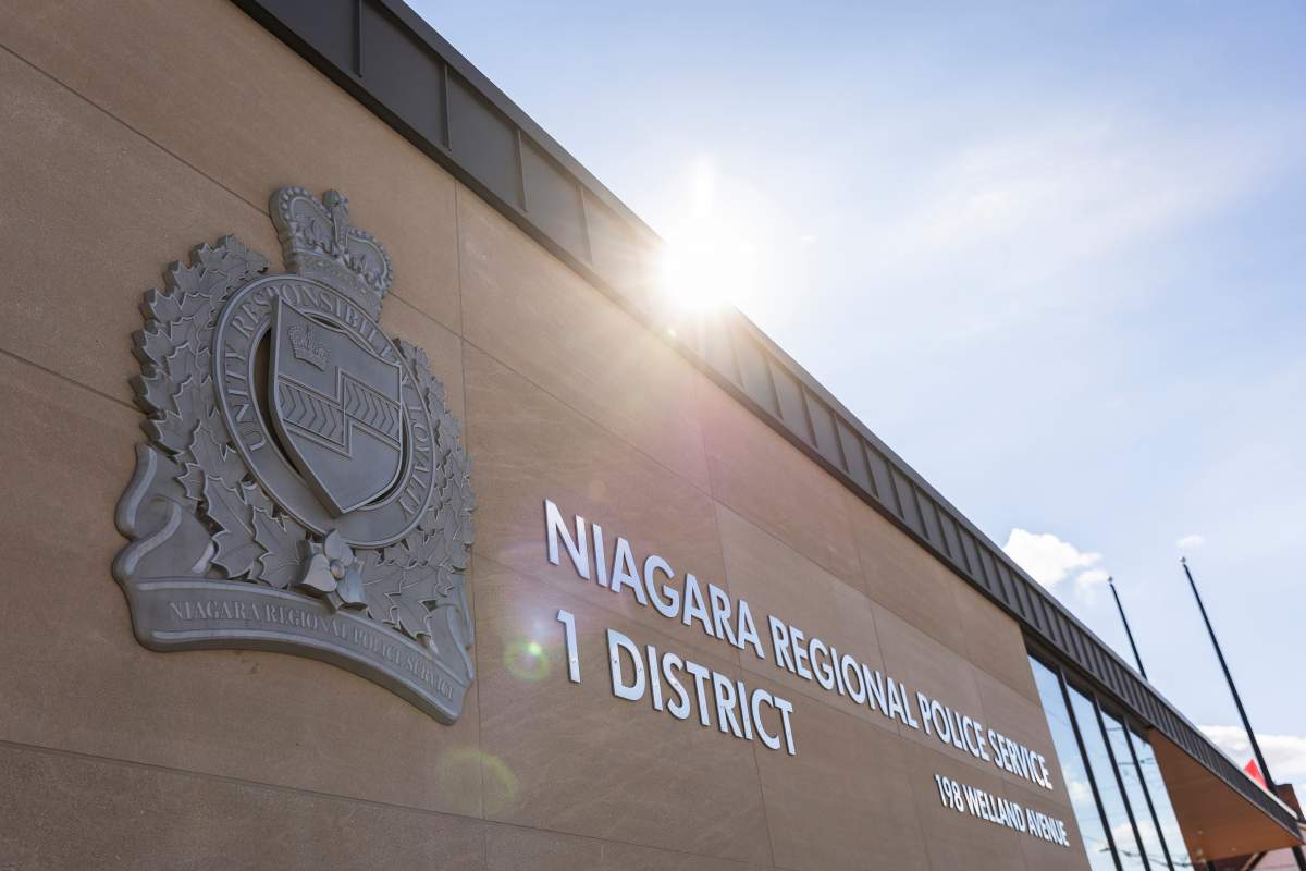 The Niagara Regional Police Service detachment in 1 District located in St. Catharines, Ont., Friday, March 15, 2024. 