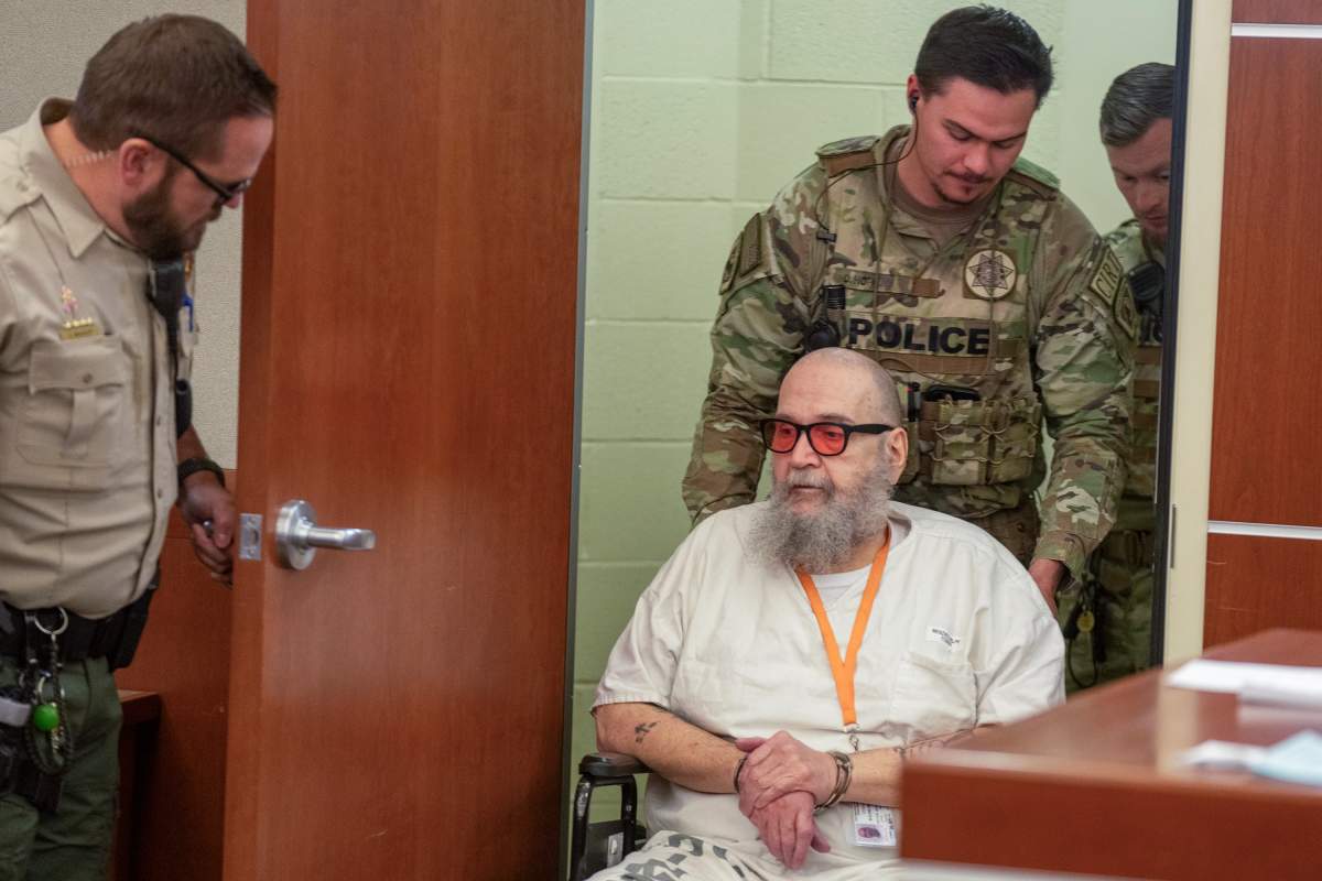 Ralph Leroy Menzies appears in Third District Court for a competency hearing in West Jordan, Utah, Monday, Nov 18, 2024.