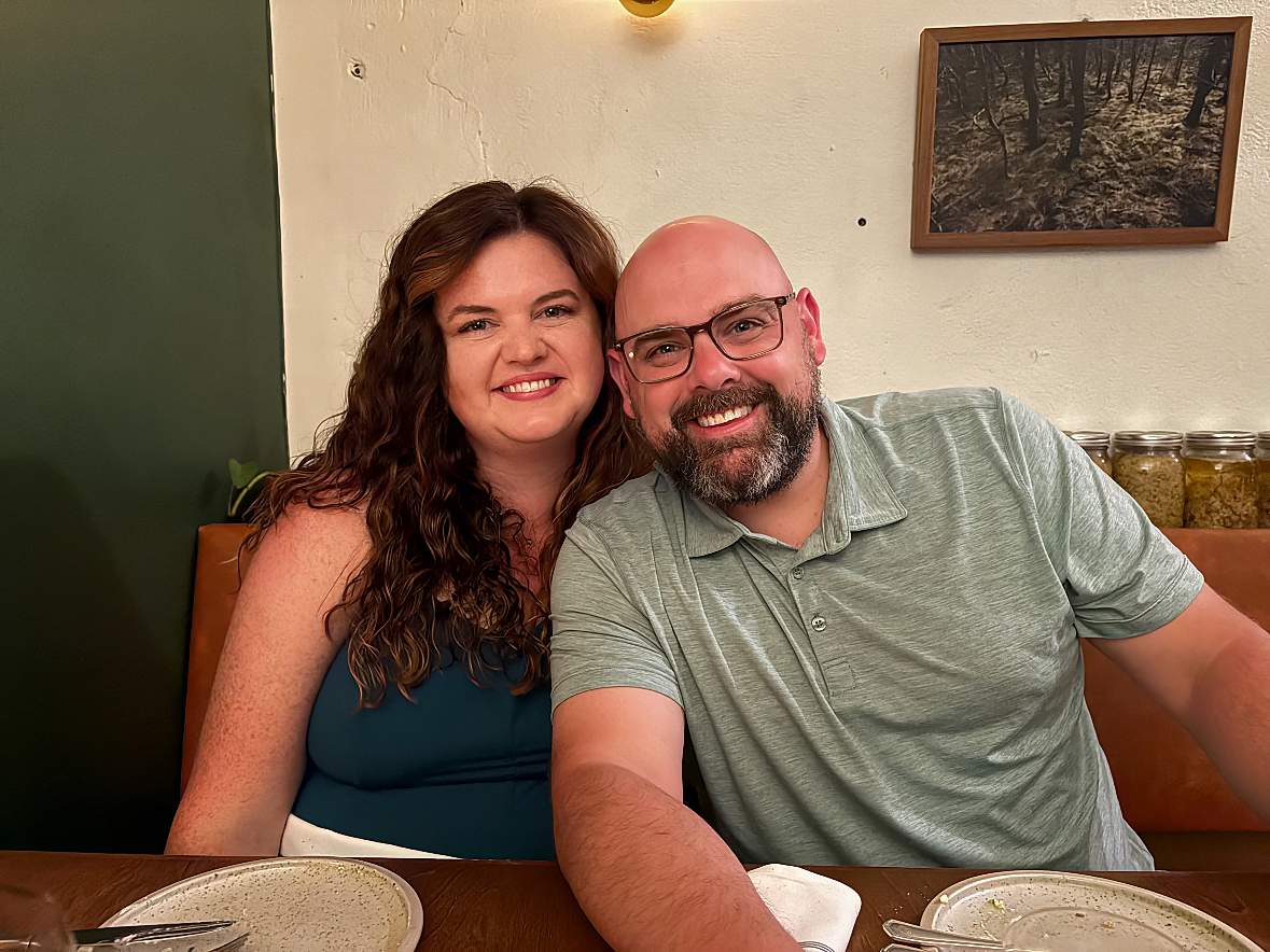 Brad and Anita Squires are shown in this handout photo from 2025. Their message in a bottle was found in Ireland 13 years after Brad Squires threw it into the Atlantic Ocean from the edge of Bell Island, off Newfoundland.