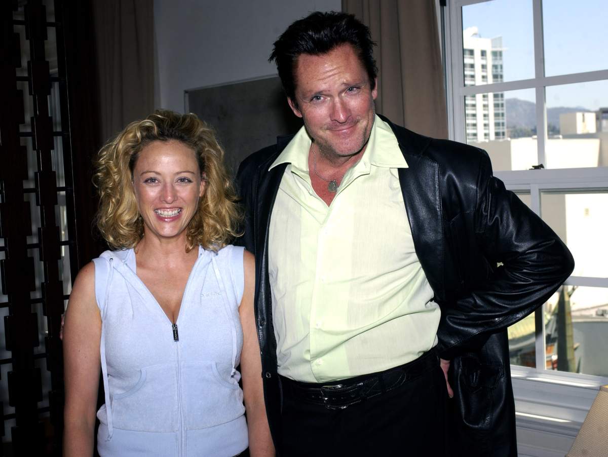Michael Madsen and sister Virginia Madsen during Michael Madsen Leaves His Handprint and Boot Print at Hollywood’s Legendary Roosevelt Hotel at Roosevelt Hotel in Hollywood, Calif.