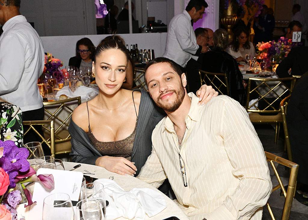 Elsie Hewitt and Pete Davidson attend the Endometriosis Foundation of America’s 13th Annual Blossom Ball at The Pierre Hotel on May 15, 2025 in New York City.