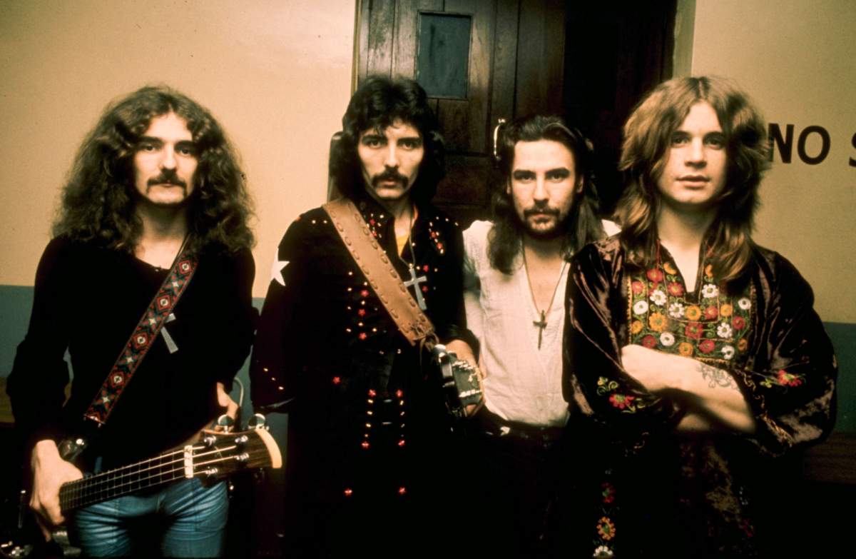 Black Sabbath: Geezer Butler, Tony Iommi, Bill Ward and Ozzy Osbourne.