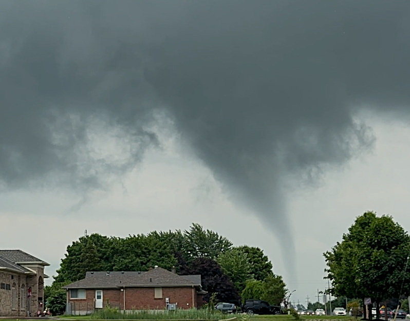 Lucan, Ont. tornado on June 30, 2025.