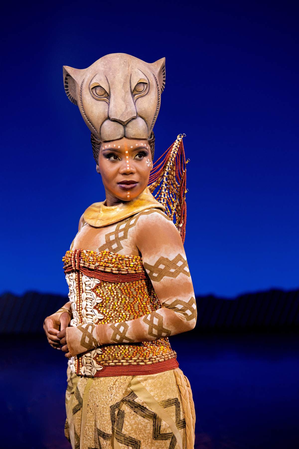 The character of Nala in Broadway Across Canada's "The Lion King."