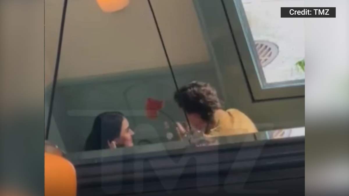 Katy Perry and Justin Trudeau are seen dining together in Montreal.