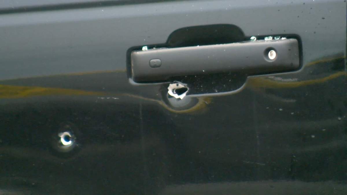 Airdrie RCMP are issuing a public plea for help investigating a shooting that sent one person to hospital and left a vehicle riddled with bullet holes.