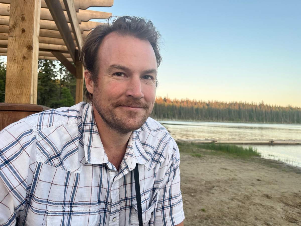 Royal Canoe bassist Brendan Berg, as seen in a social media post by the Winnipeg band Wednesday about the fatal crash.