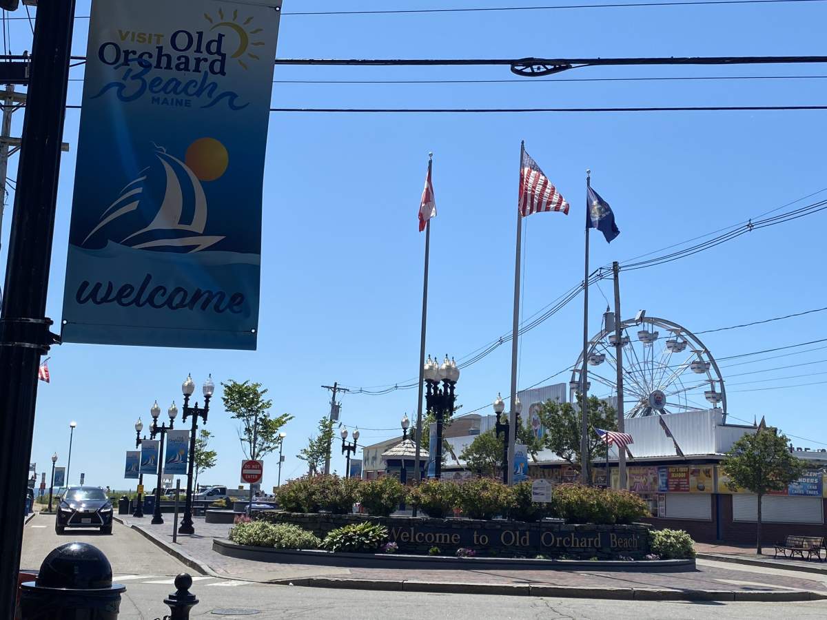Over the weekend ahead of Canada Day and the Fourth of July, the beaches at Old Orchard Beach, ME were busy.