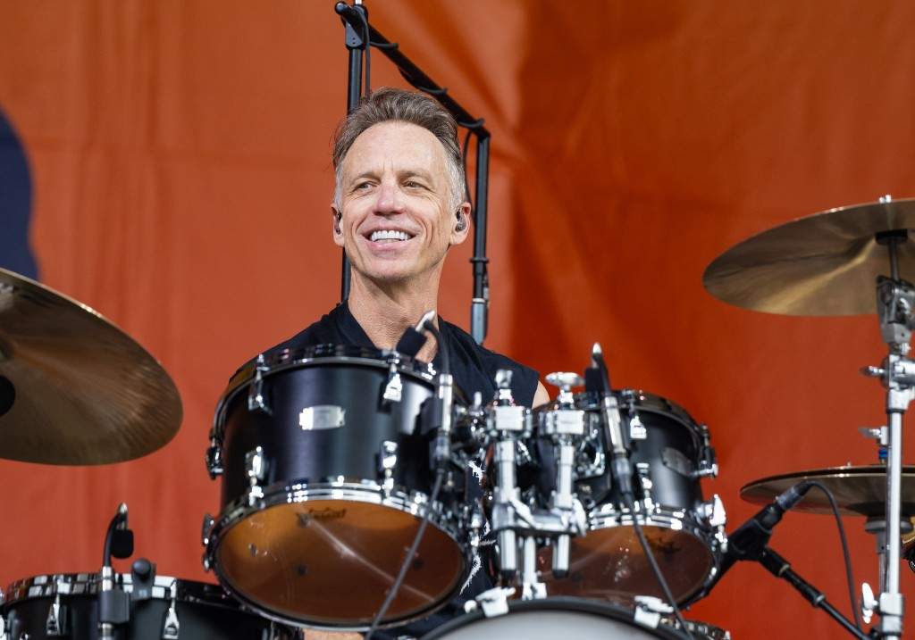 Matt Cameron of Pearl Jam performs live on stage during the New Orleans Jazz & Heritage Festival at Fair Grounds Race Course on May 03, 2025 in New Orleans, Louisiana.