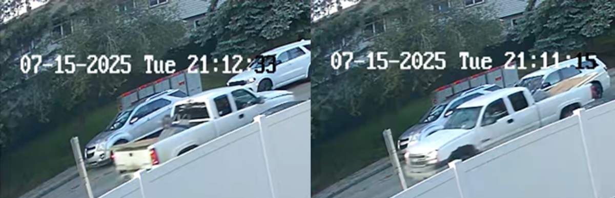 Calgary police have released CCTV photos of a white Chevrolet Silverado pickup, whose occupants are suspects in the vicious road rage assault of a Calgary teen.