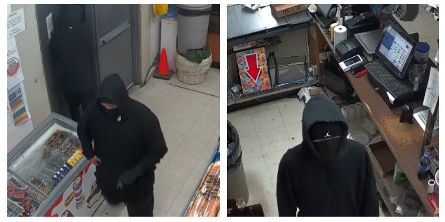 Manitoba RCMP are looking to identify these suspects in a pair of break-ins at Ebb and Flow First Nation.