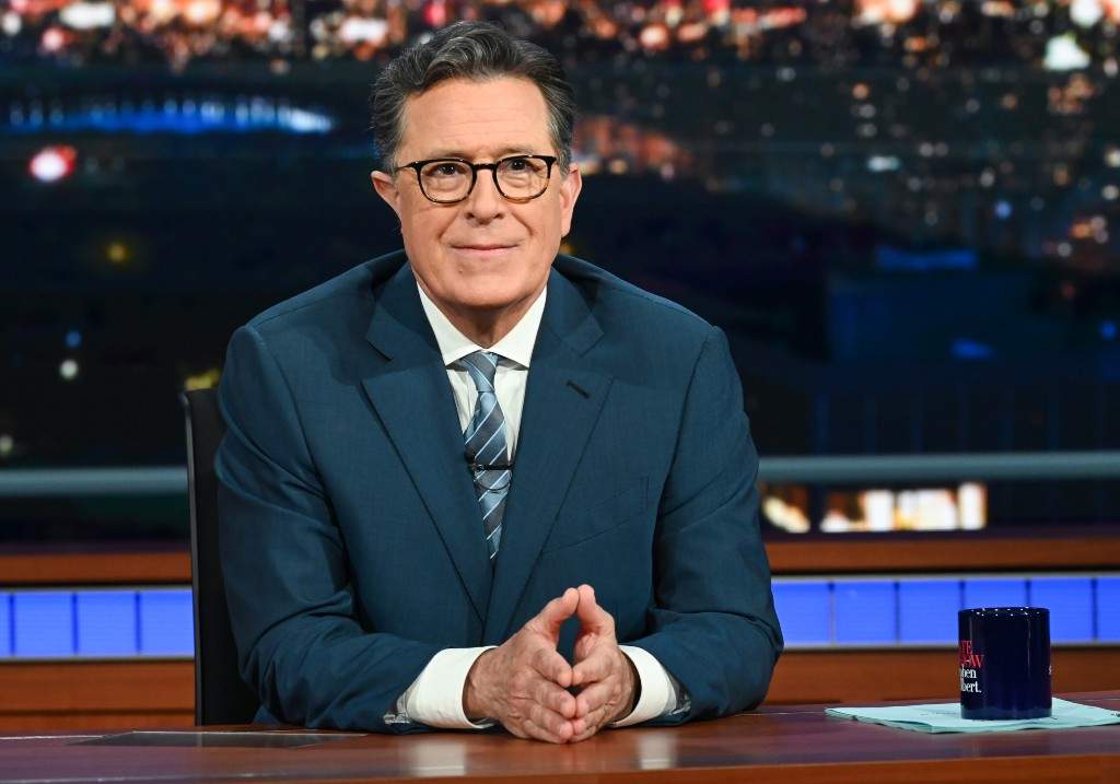 The Late Show with Stephen Colbert during Mondays June 13, 2022 show.