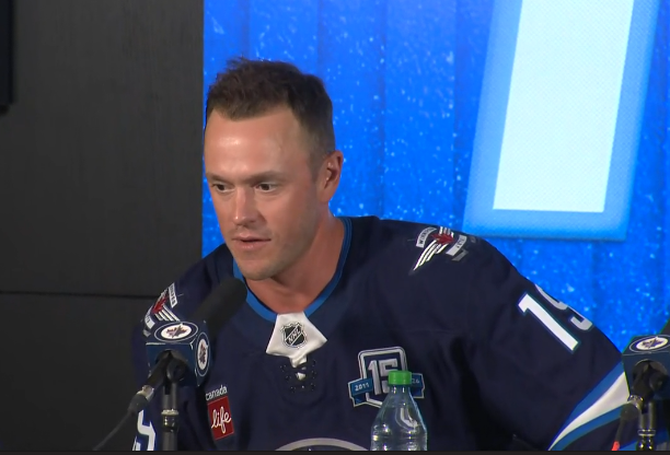 Jonathan Toews spent his last season with the Winnipeg Jets.