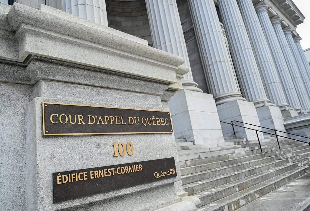 The Quebec Court of Appeal is seen in Montreal, Saturday, March 29, 2025. 