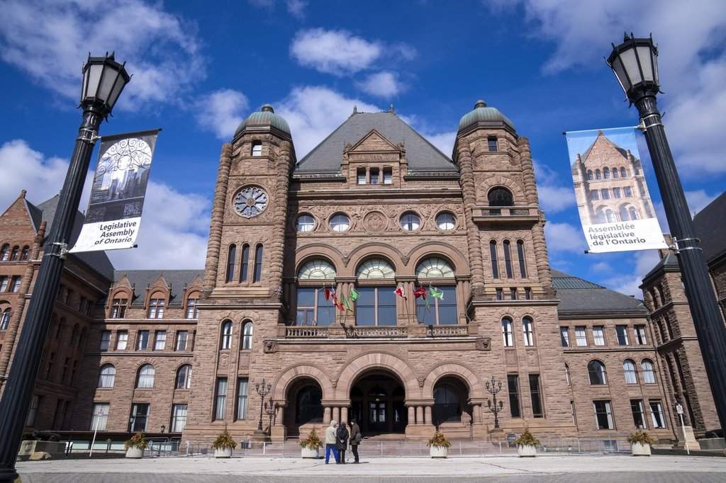 Queen’s Park in Toronto, Monday, Feb. 20, 2023. THE CANADIAN PRESS/Frank Gunn.