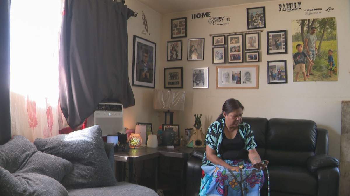 Cheryl Maytwayashing keeps countless photos of her son Lyndon in her living room.