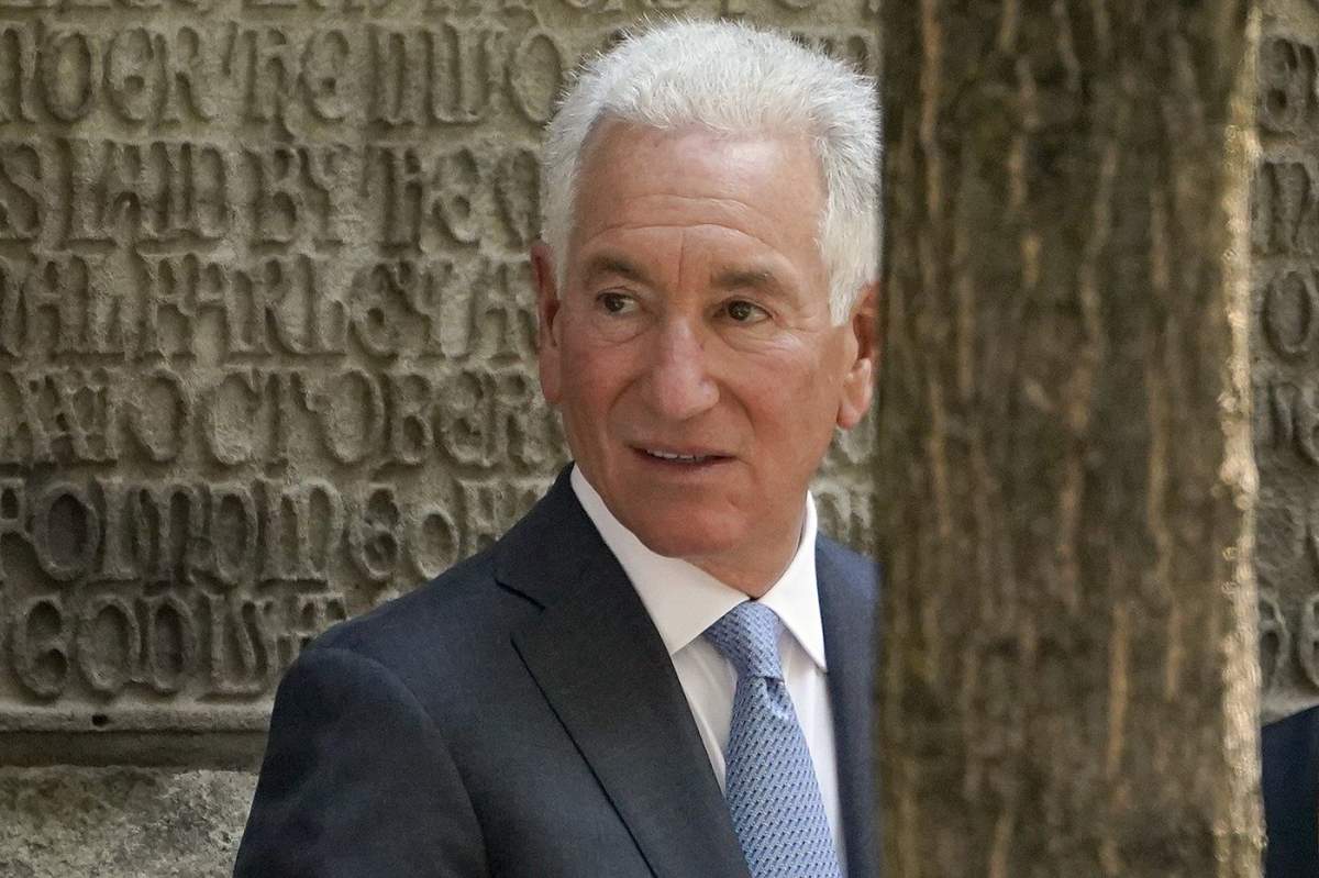 FILE - Charles Kushner arrives for the funeral of Ivana Trump, July 20, 2022, in New York. (AP Photo/John Minchillo, File).