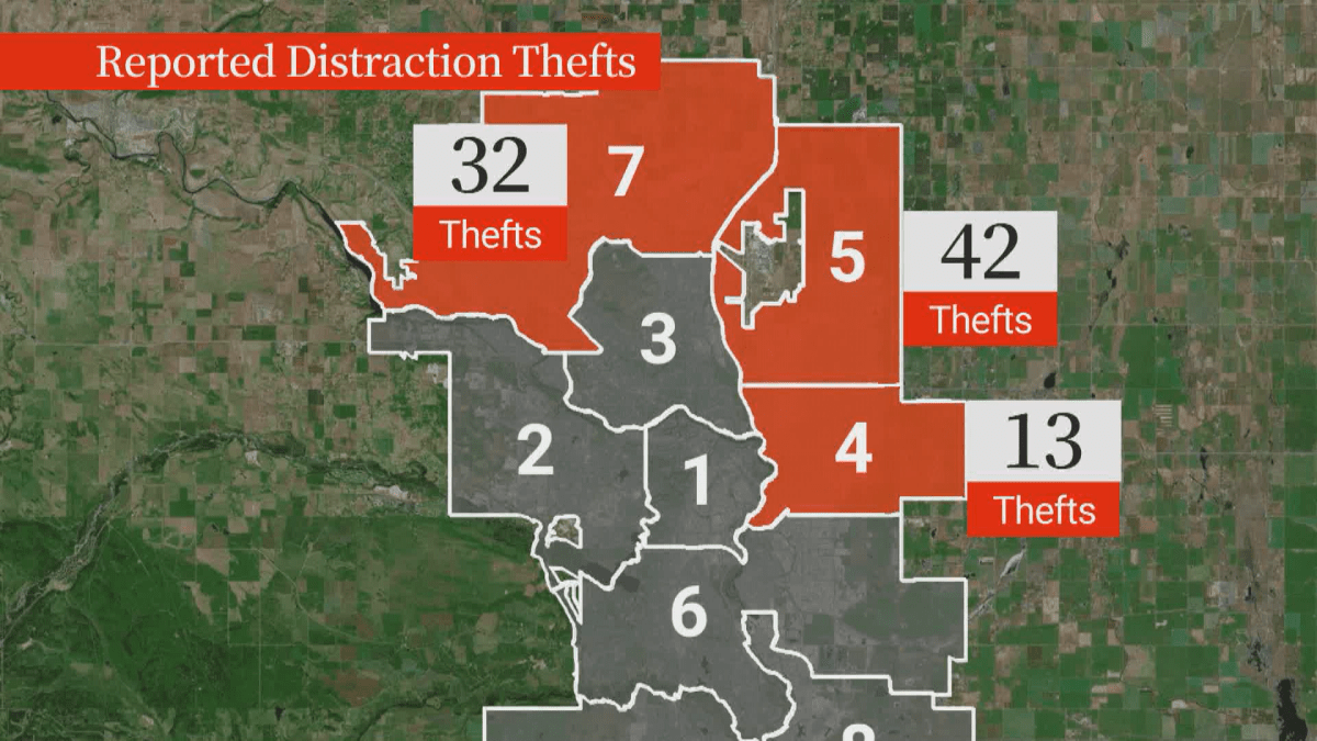 Map of Calgary police districts