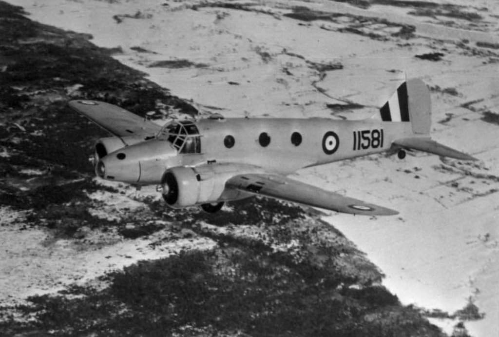 A twin-engined Avro Anson V, the type of aircraft Pilot Officer Bill Bennet was flying on Aug. 6, 1944, when he was killed in a crash in western Cape Breton, is shown in this undated handout photo. THE CANADIAN PRESS/Handout - Canadian Aviation and Space Museum in Ottawa (Mandatory Credit).