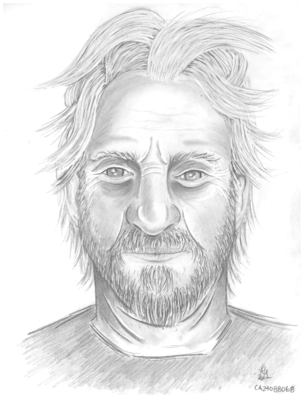 Calgary police investigators have also released this composite sketch of the man in hopes someone will be able to help them identify him or his next of kin.