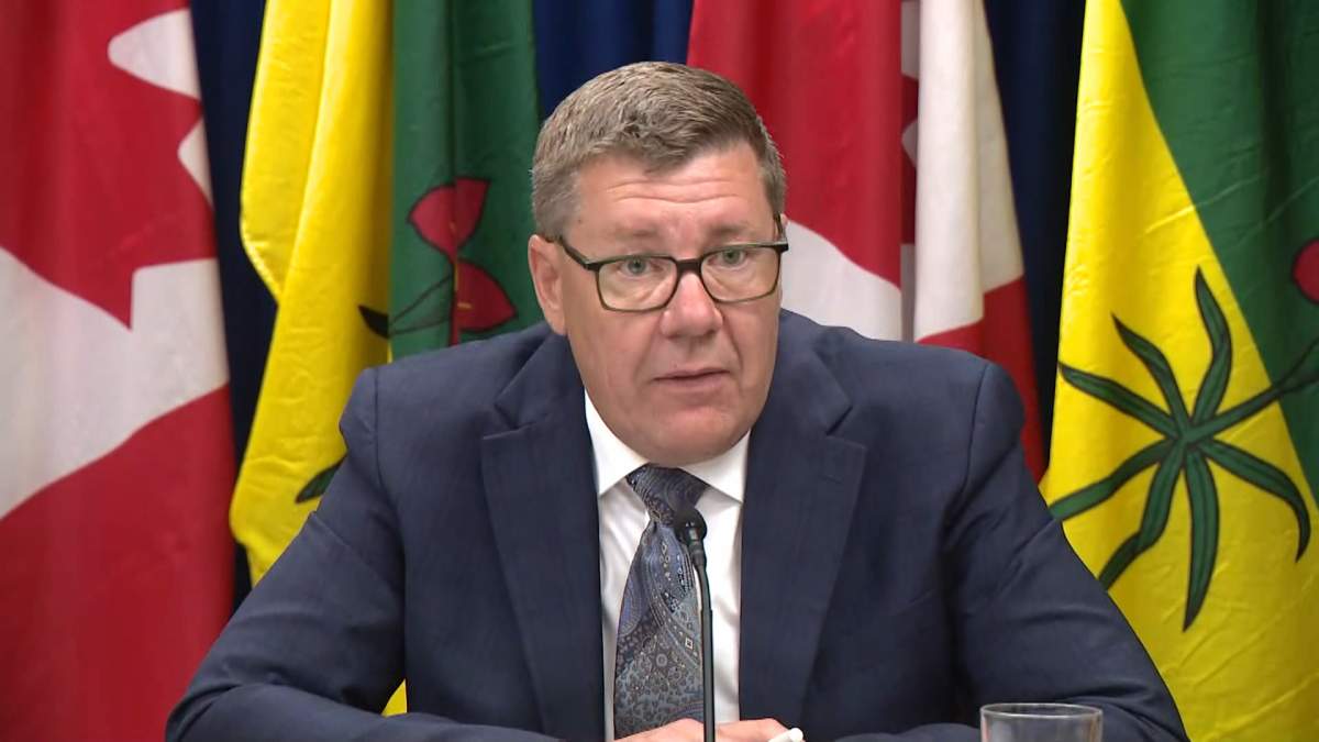 Saskatchewan Premier Scott Moe says the Canadian canola industry is worth $43 to 45 billion Canadian each year and employs over 200,000 people.