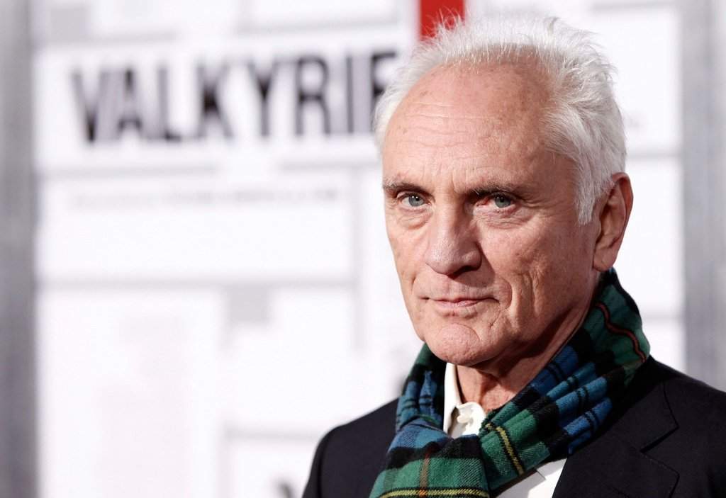 FILE - Terence Stamp arrives at the premiere of "Valkyrie" in Los Angeles on Dec. 18, 2008.
