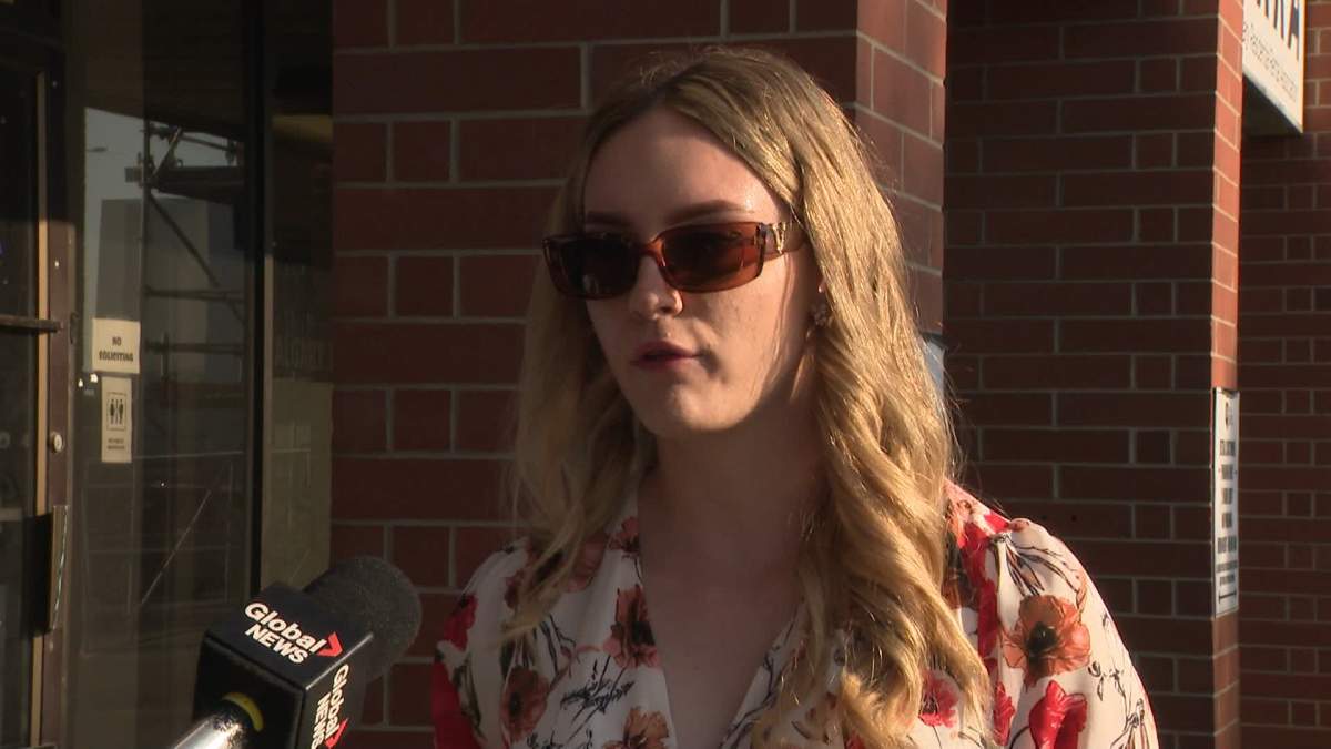 Cali Morgan, who works at a business close to the area that has been evacuated, describes the situation as "nerve racking."