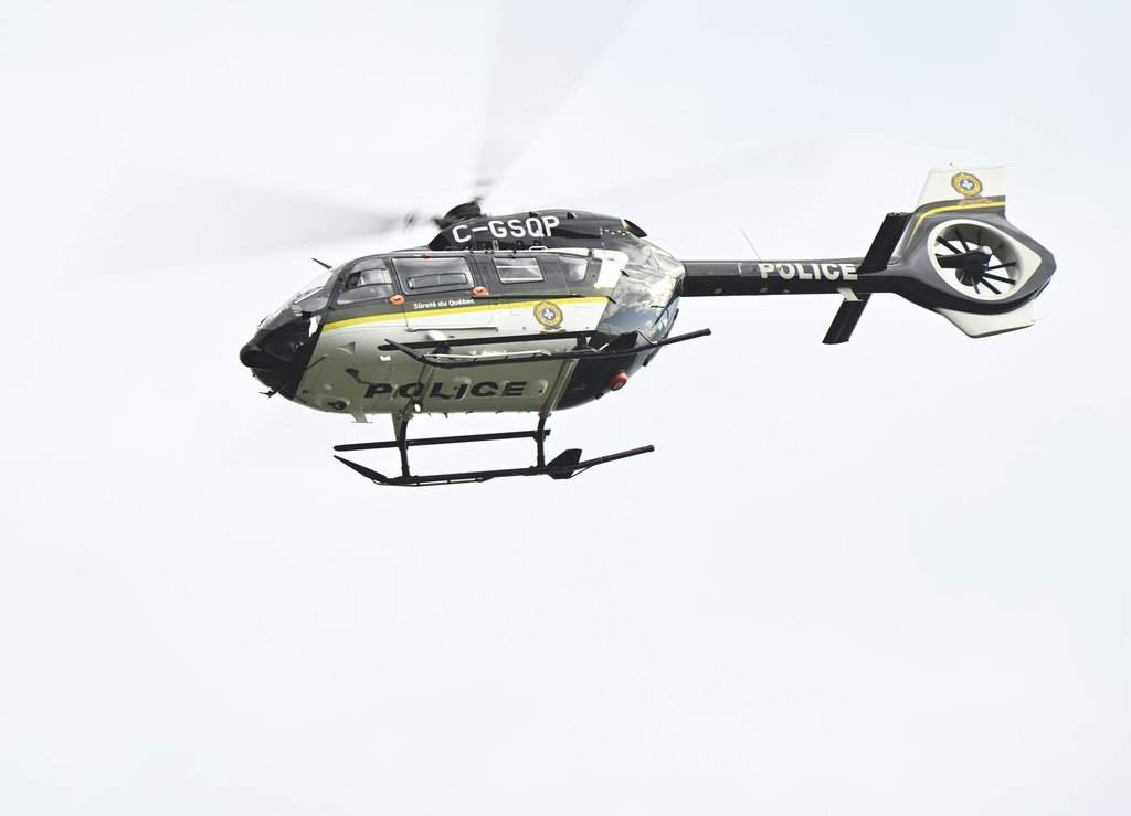 Provincial police in Quebec have confirmed two people are dead following a plane crash near La Tuque in the Mauricie region. A helicopter belonging to provincincial police had to be used to recover the two victims. Photo of one taken on Sunday, July 2, 2023. 