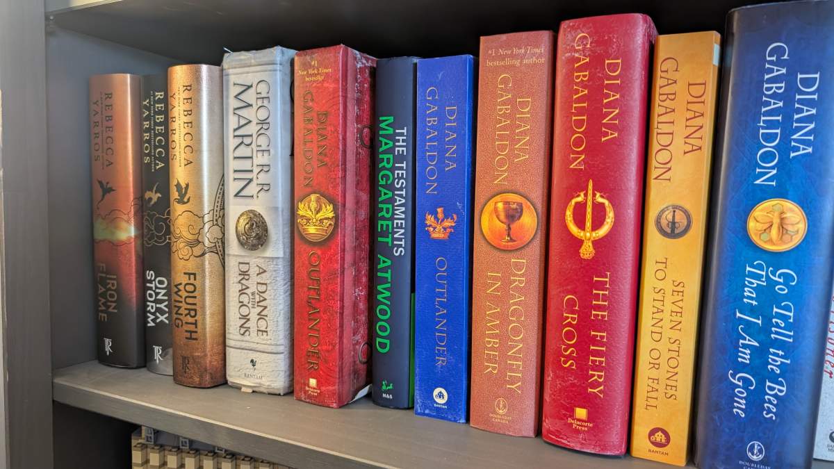 The Outlander, Game of Thrones and Fourth Wing series were on the Edmonton Public Schools draft list of books to be removed from libraries.