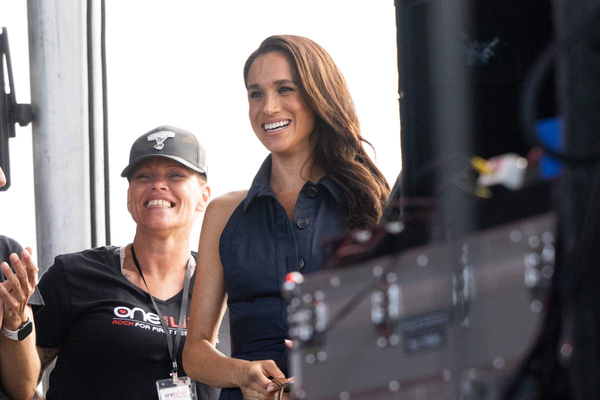 Meghan Markle, Duchess of Sussex, attends the One805LIVE! 2025 concert benefiting first responders on September 20, 2025 in Carpinteria, California.