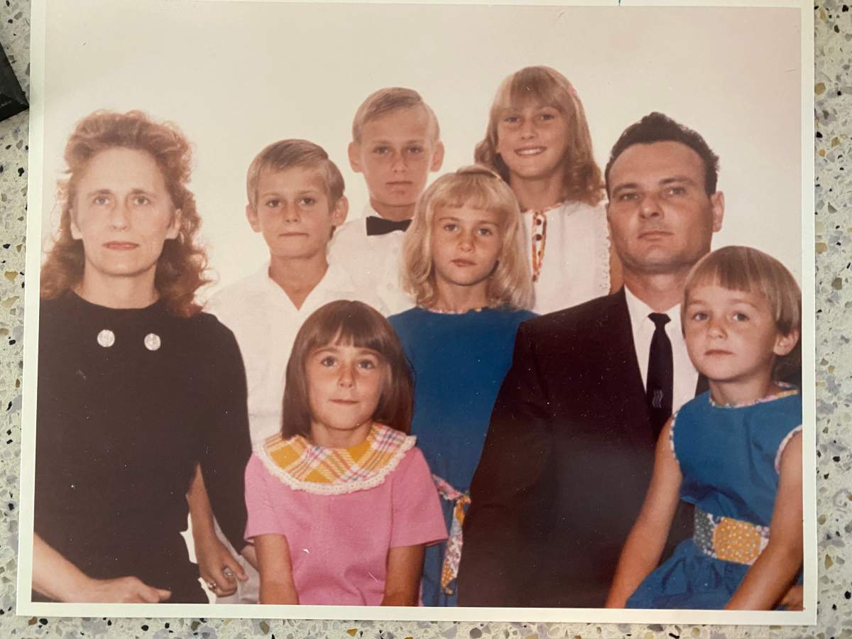 The family of Nina Caldwell (top right, back) is fighting legal battles against two charities contesting her will. 