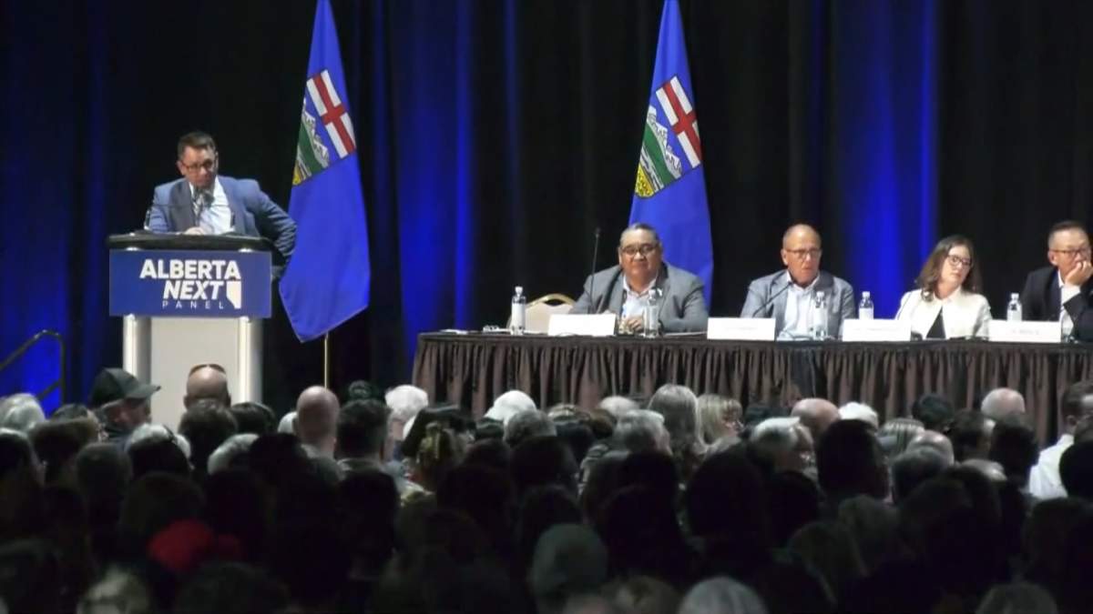 The moderator of the Alberta Next town halls, Bruce McAllister, has been accused of making a number of disparaging comments to people trying to ask questions to the panel, especially if they are critical of the provincial government.