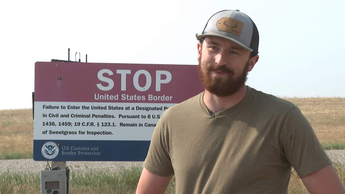 Toole County, Montana resident, Jackson Nagy, told Global News that he has family and friends on both sides of the Canada-U.S. border who use Border Road.