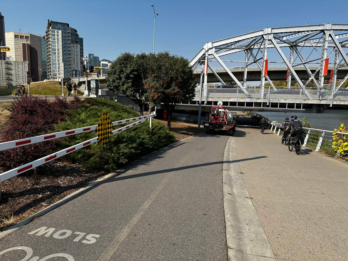 Calgary police said the collision happened on Thursday, Sept. 18 along a pathway under the Reconciliation Bridge, and the cyclist died in hospital the next day.