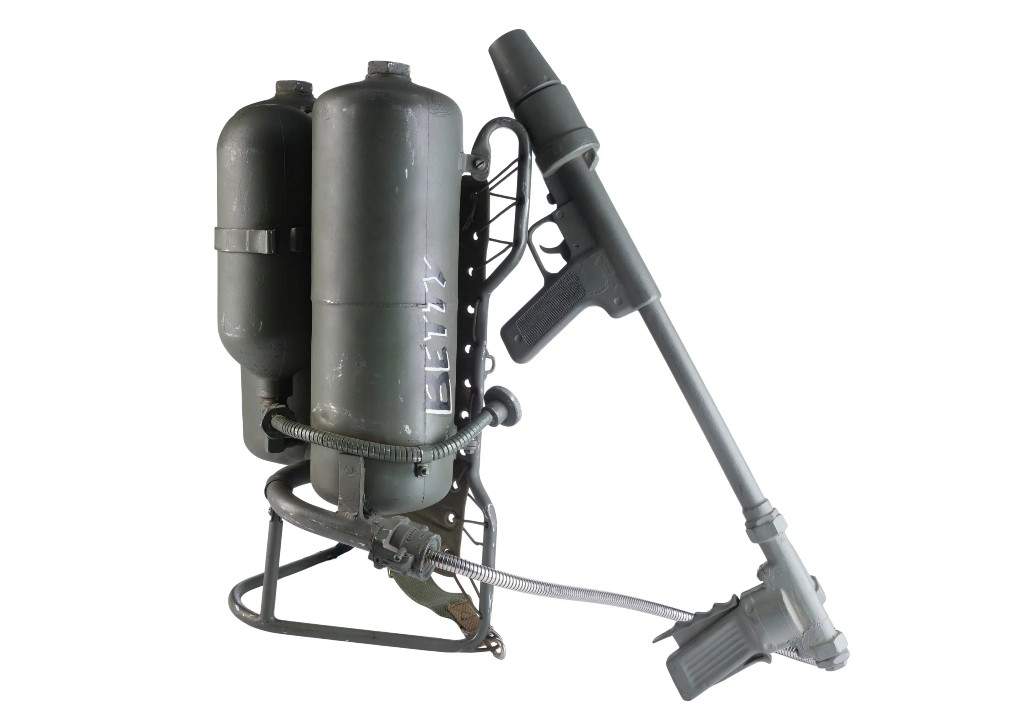 A flamethrower used in the film ‘Once Upon a Time in Hollywood.’